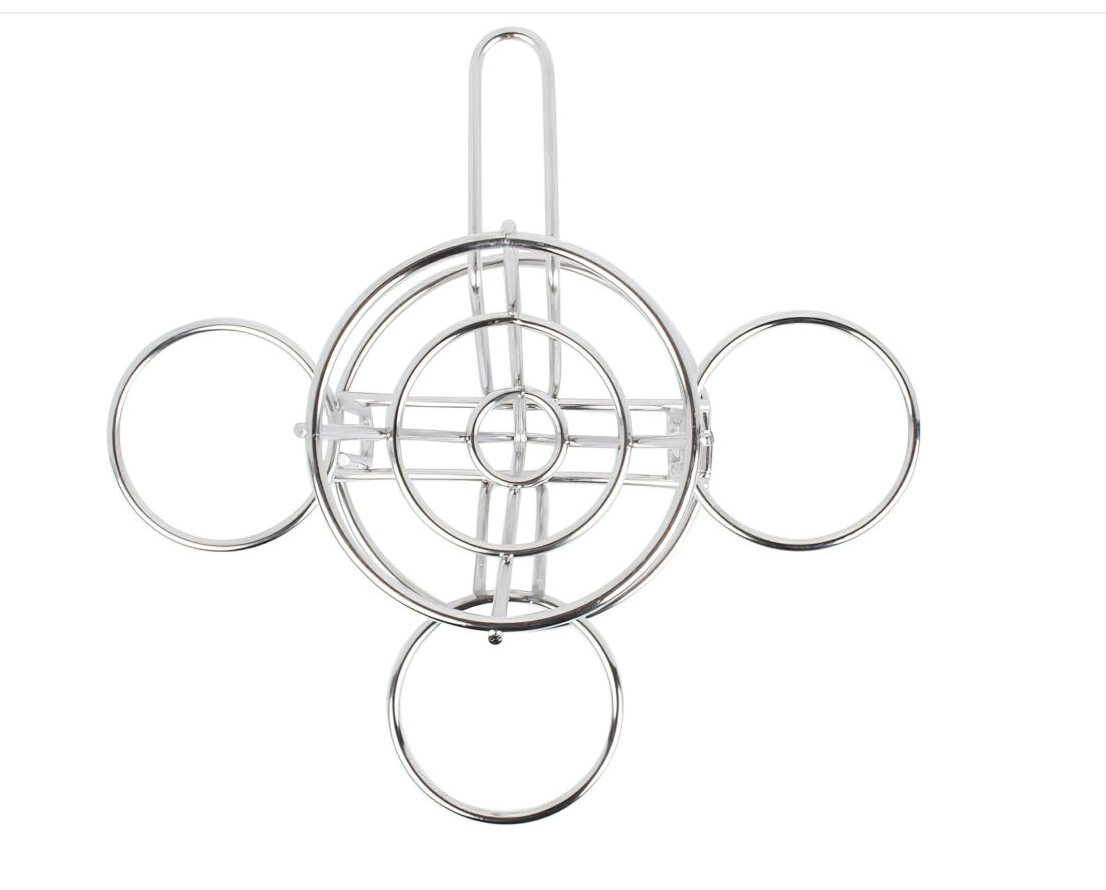 Wire Fry Cone with Built-In Ramekin Holders - Image 2