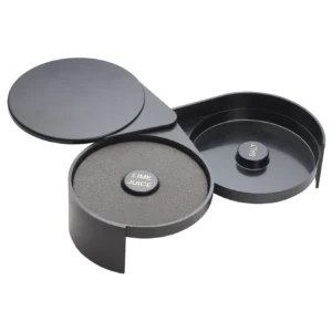 Winco GR-2 Black Plastic Glass Rimmer, 2-Tier