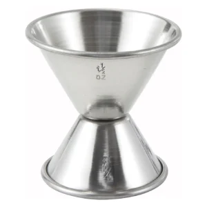 Winco J-3 Standard Stainless Steel Jigger, 3/4 oz & 1-1/2 oz