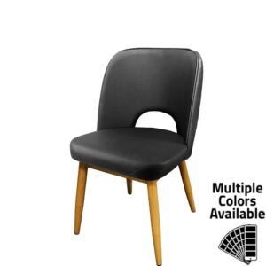 Amata Chair with Cutout Bucket