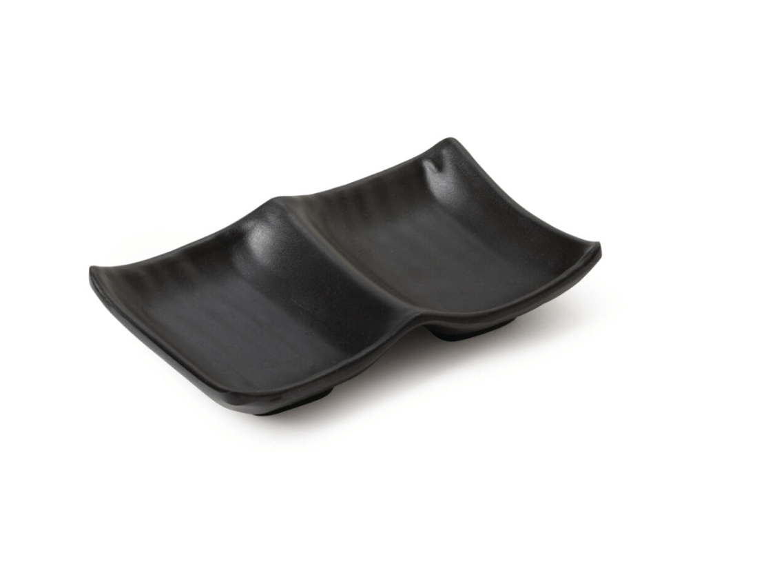 Nara Black Melamine Sauce & Side Dish - Image 4