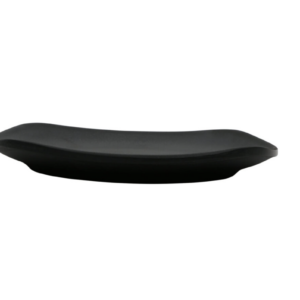 Nara Black Square Melamine Plate