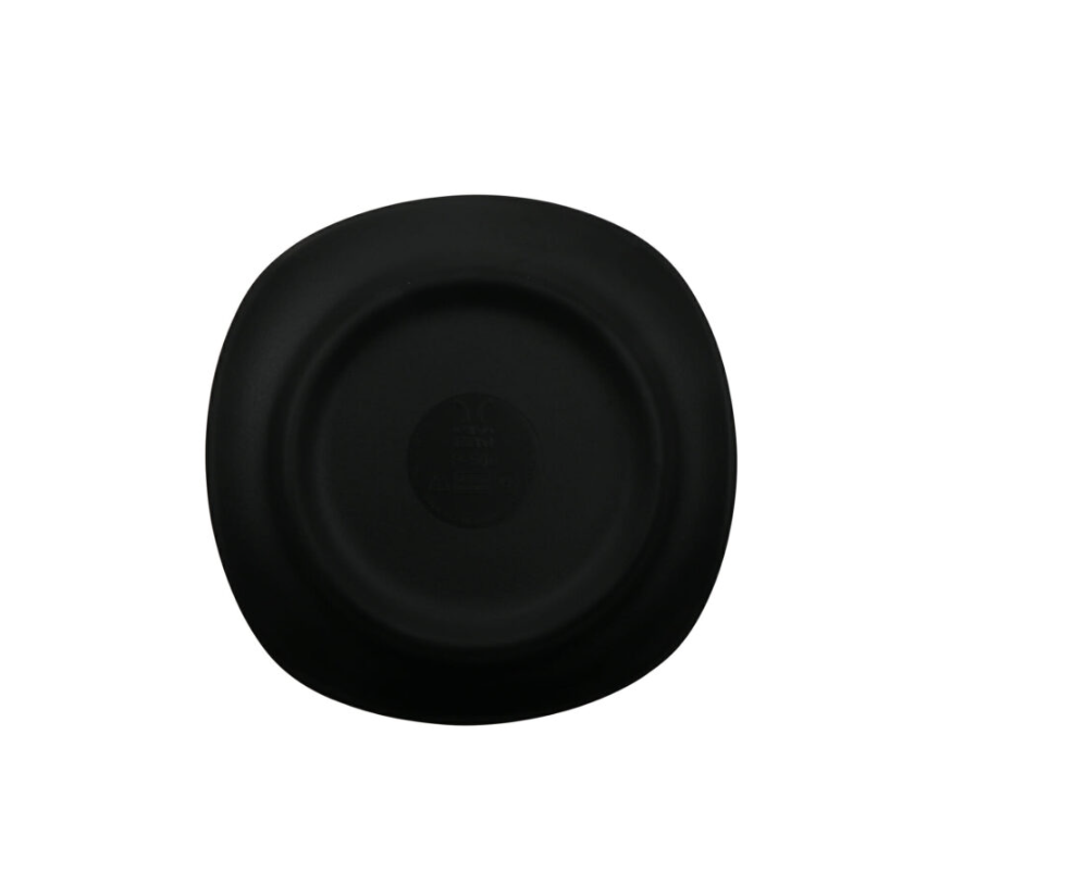 Nara Black Square Melamine Plate - Image 2