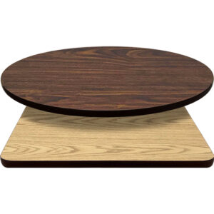 Oak Street Two-Sided Quick Ship Table Tops - Oak & Walnut
