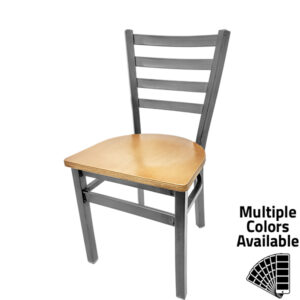 SL135C Clear Coat Ladderback Chair - Plain Welds