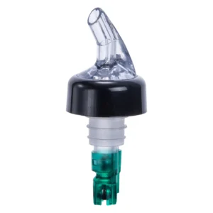 Winco PPA-075 Premium Measured Pourer, 3/4 oz, Green Tail