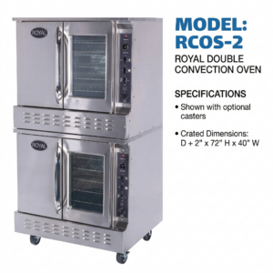 Royal Commercial Gas Convection Ovens - Standard & Bakery Depth