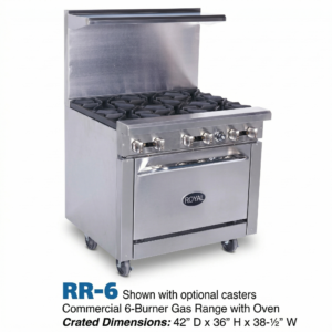Royal 36" Commercial Gas Restaurant Range Series