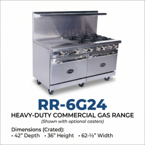 Royal 60" Commercial Gas Restaurant Range Series
