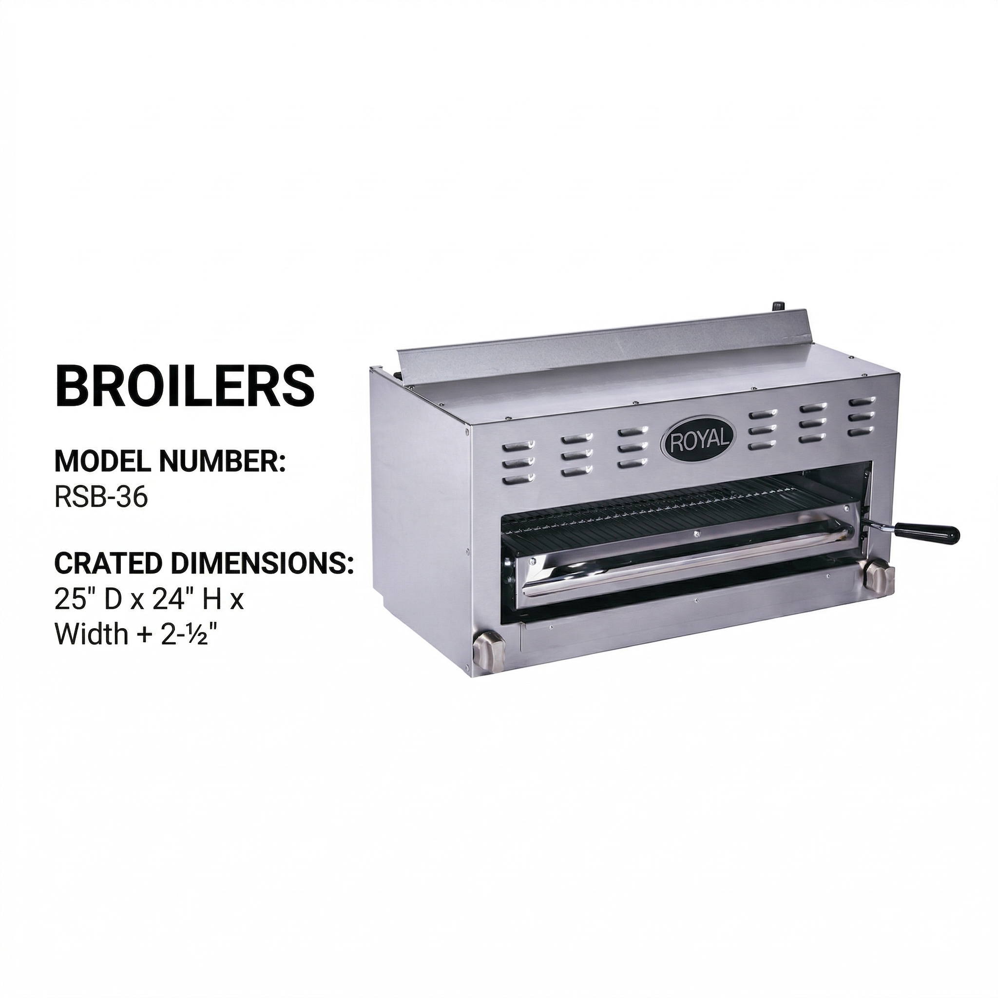 Royal Commercial Gas Salamander Broiler - RSB Series