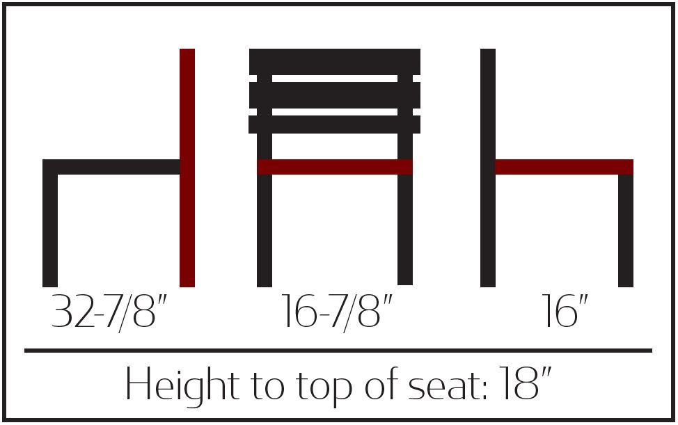 OD-CM-330 Slatback Outdoor Chair - Image 2