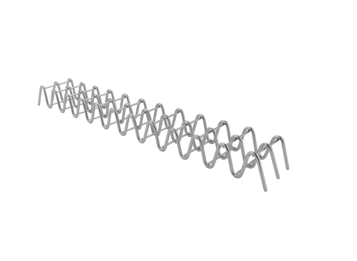 Zig-Zag Wire Stainless Steel Taco Holder - Image 4