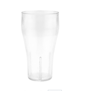 Clear Textured Bell Tumbler
