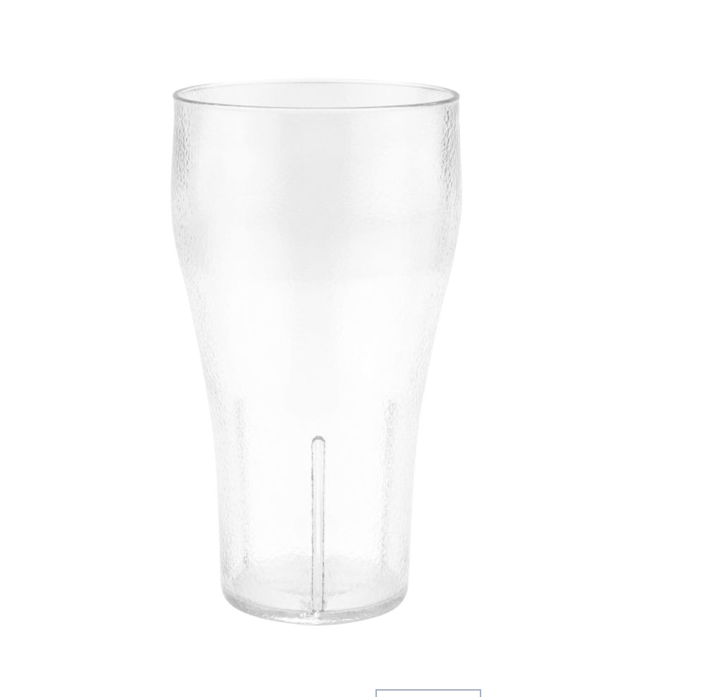 Clear Textured Bell Tumbler