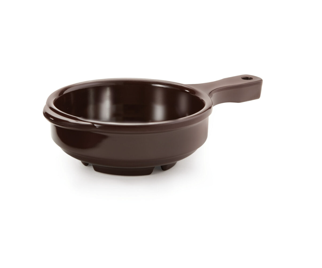 Ultraware Brown Melamine Bowl with Handle
