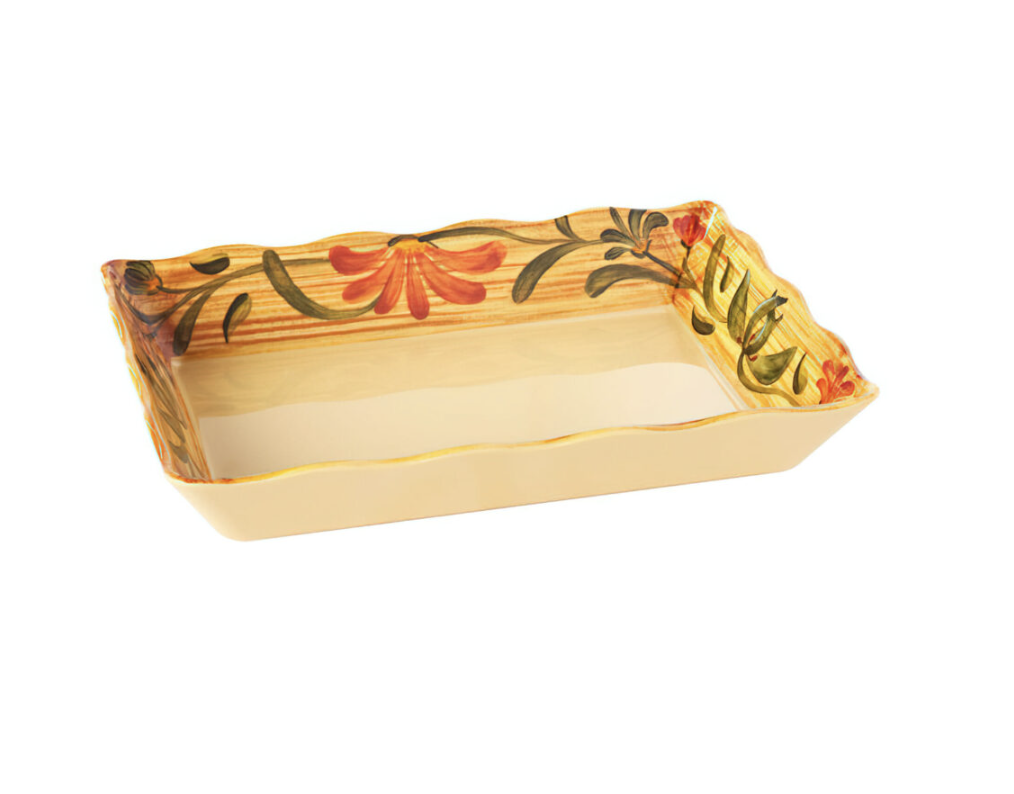 Venetian Scalloped Melamine Tray