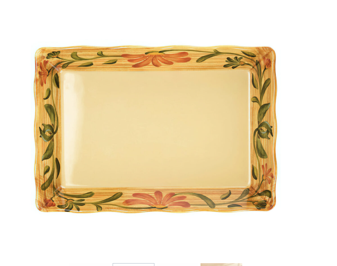 Venetian Scalloped Melamine Tray - Image 3