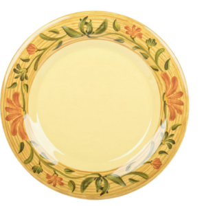Venetian Wide Rim Melamine Plate