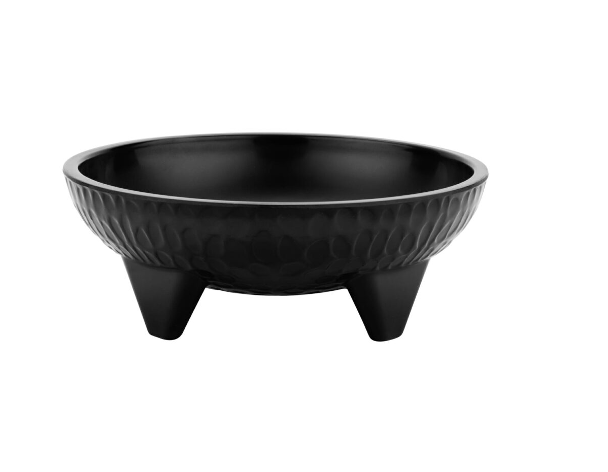 Viva Mexico Black Melamine Molcajete Bowl - Image 2