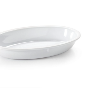 Viva Mexico White Oval Melamine Bowl