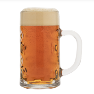 Libbey Oktoberfest Dimpled Beer Mugs with Decorating Area