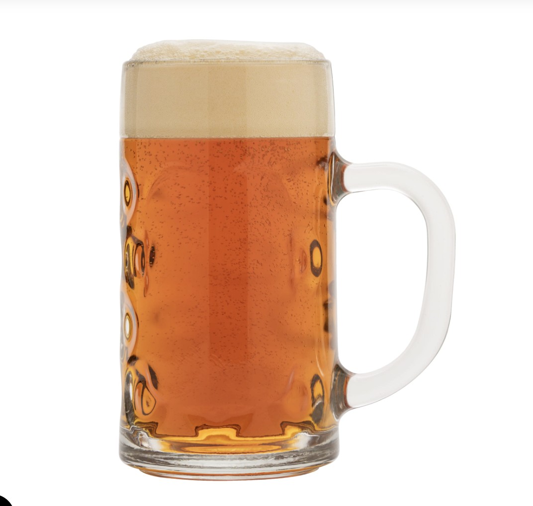 Libbey Oktoberfest Dimpled Beer Mugs with Decorating Area