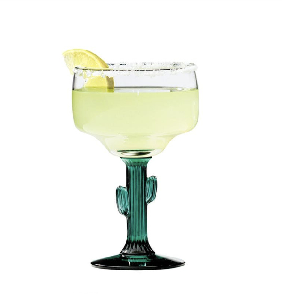 Libbey Cactus Margarita Glasses with Juniper Stem - Image 2