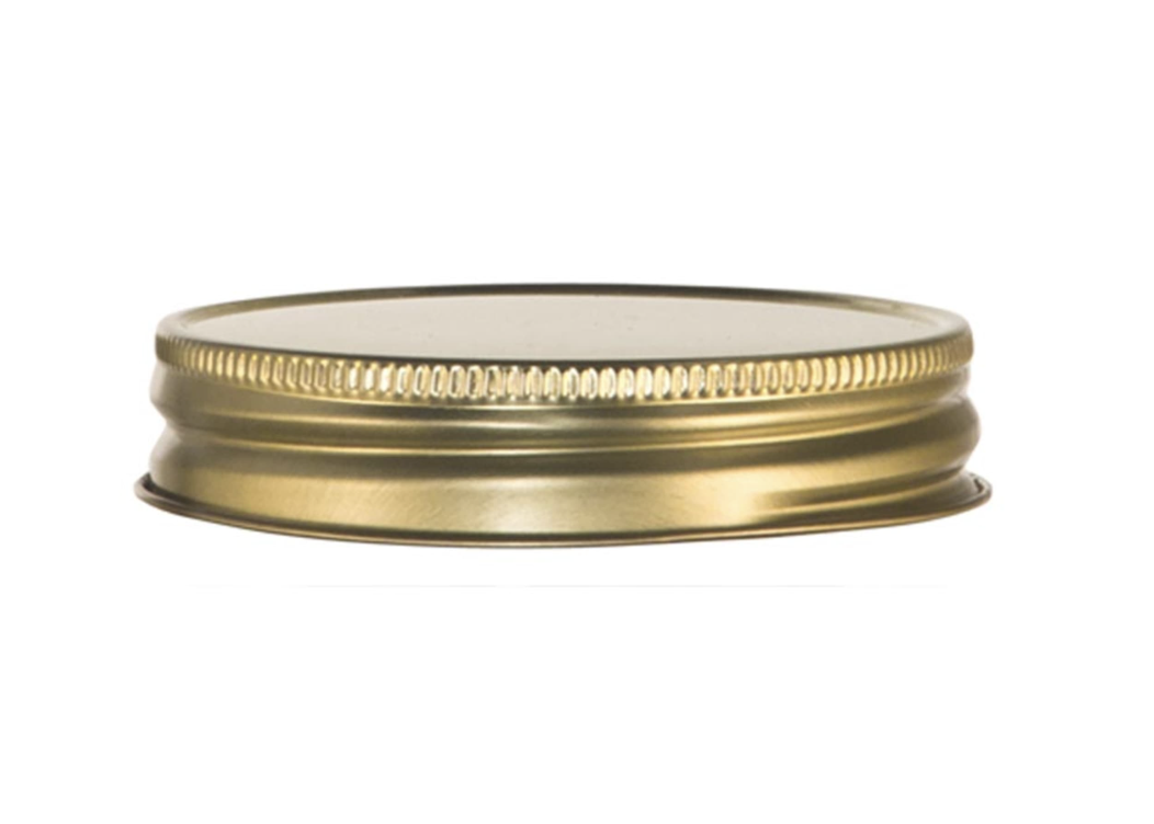 Libbey Gold Metal Lid for Drinking & Storage Jars