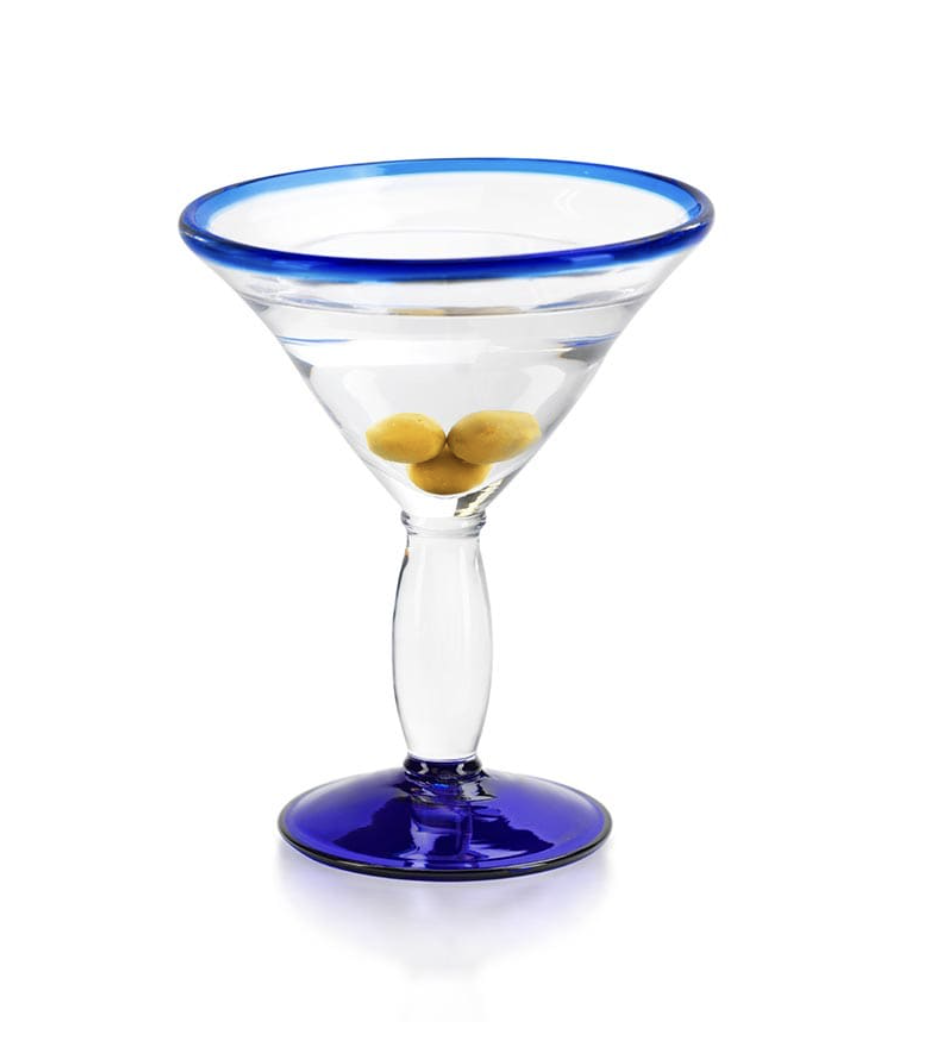Libbey Aruba Hand Blown V-Shaped Cocktail Glasses - Image 2