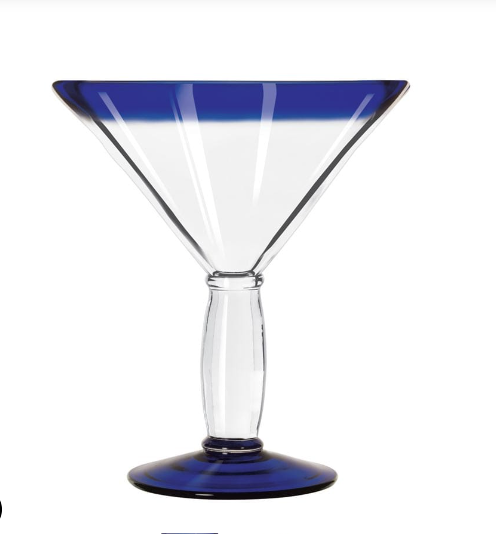 Libbey Aruba Hand Blown V-Shaped Cocktail Glasses - Image 3