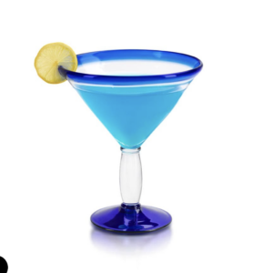 Libbey Aruba Hand Blown V-Shaped Cocktail Glasses