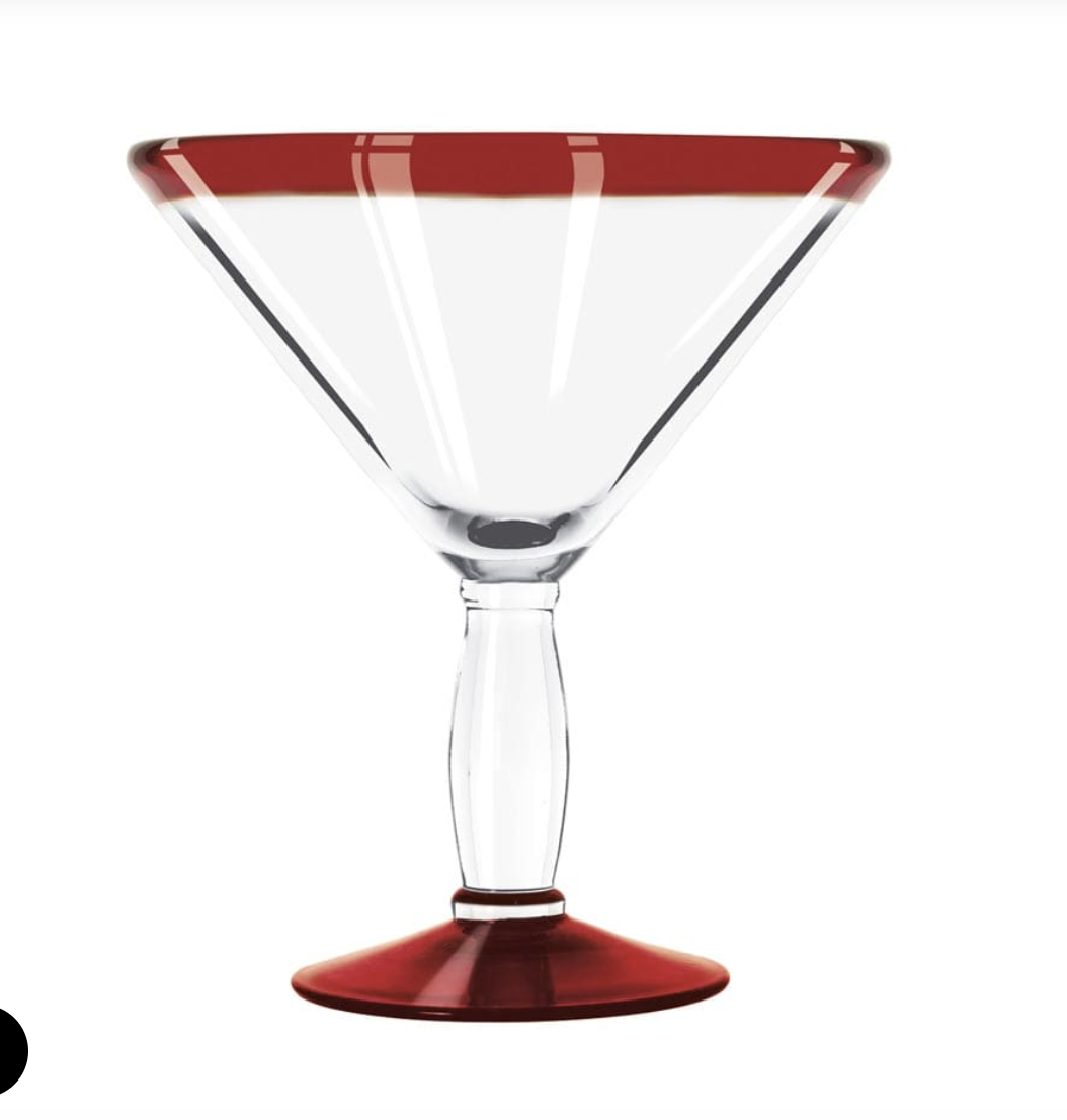 Libbey Aruba Hand Blown V-Shaped Cocktail Glasses - Image 4