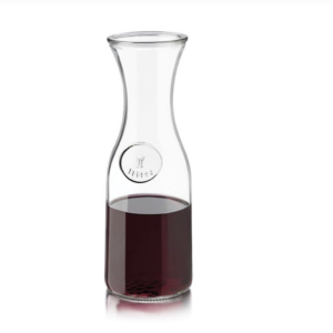 Libbey Authentic Glass Carafes with Embossed Seal