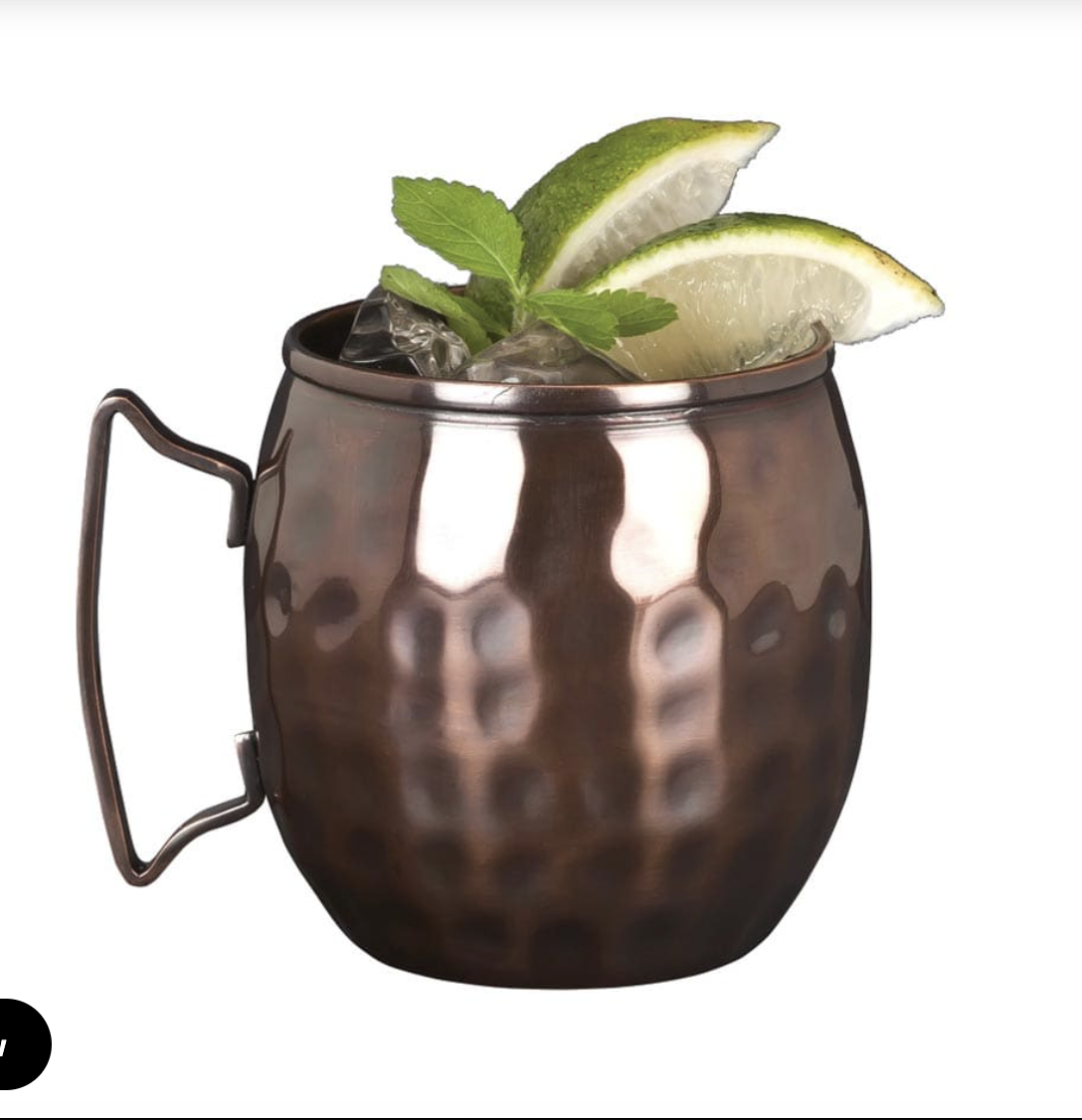 Hammered & Antiqued Copper Finish Moscow Mules - 14 oz.