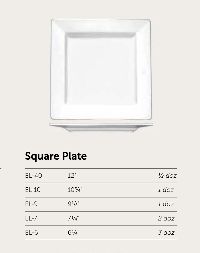 Elite Square Plate - Image 2