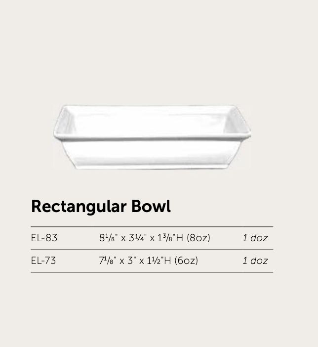 Elite Rectangular Bowl - Image 2