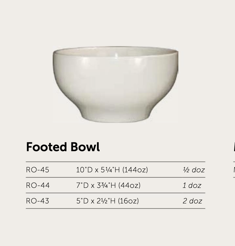 Roma Footed Bowl - Image 2
