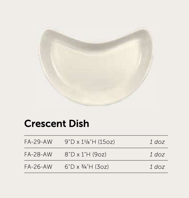 Roma Crescent Dish - Image 2