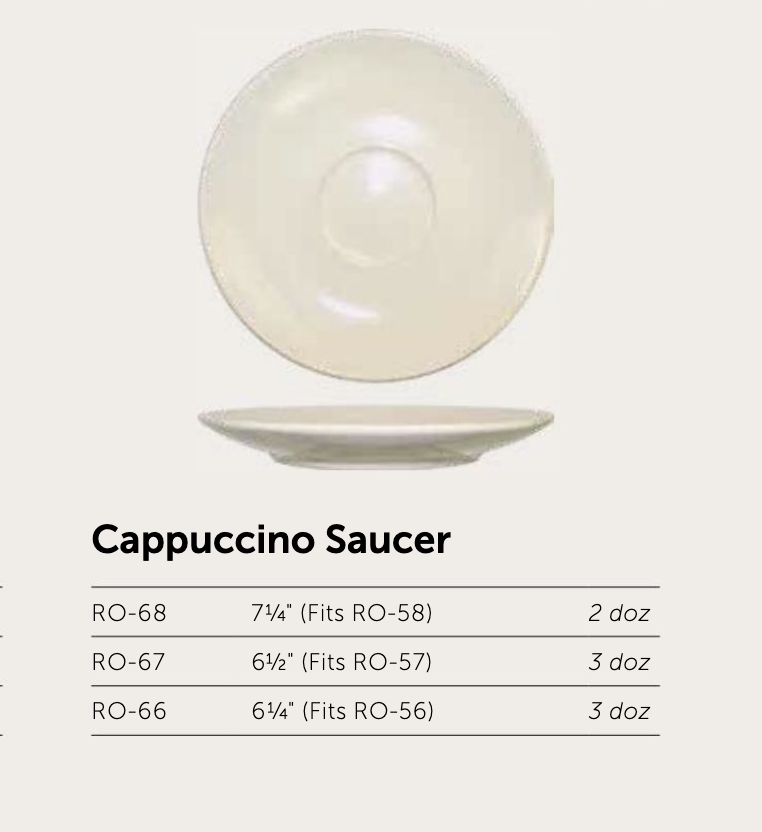 Roma Cappuccino Saucer - Image 2
