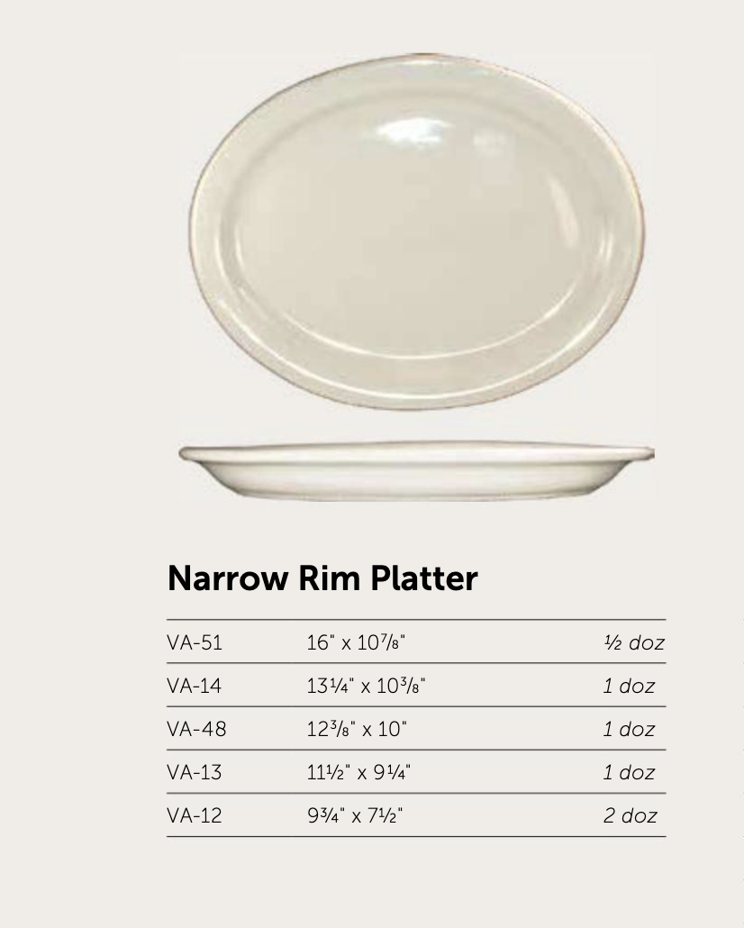 Valencia Narrow Rim Platter - Image 2