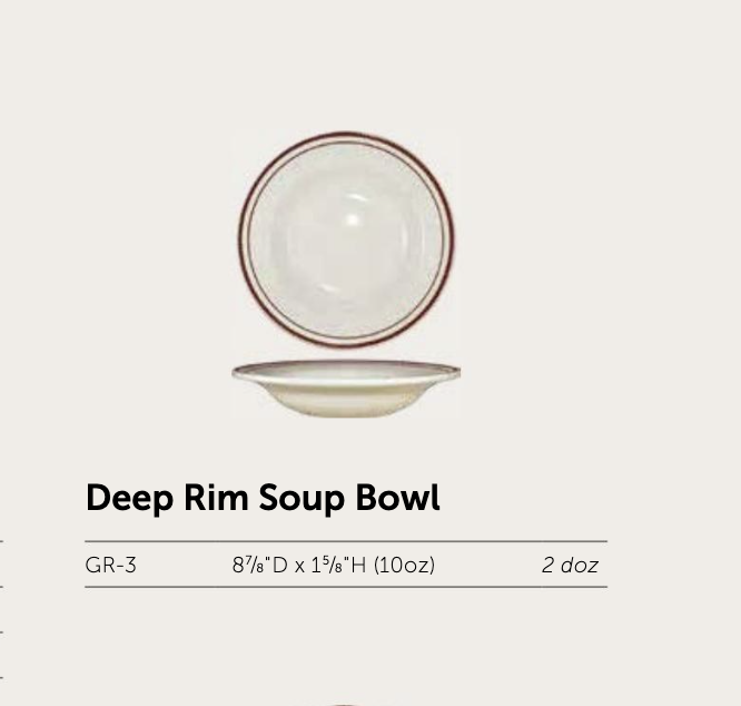 Granada™ Deep Rim Soup Bowl - Image 2