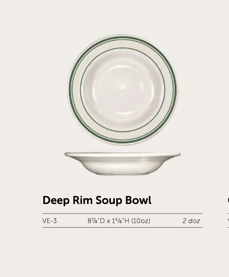 Verona™ Deep Rim Soup Bowl - Image 2