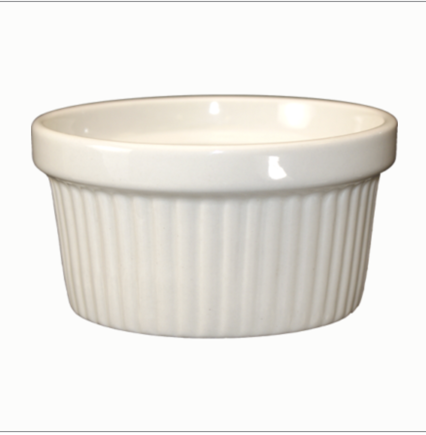 American White Bakeware Fluted Ramekin