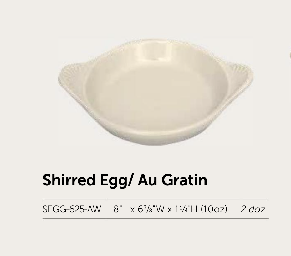 American White Bakeware Shirred Egg/Au Gratin (8") - Image 2