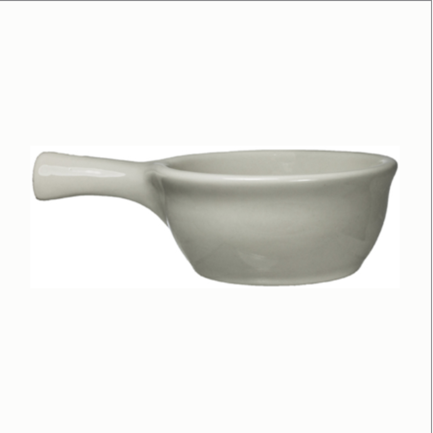 American White Bakeware Handle Soup Crock (10 oz)