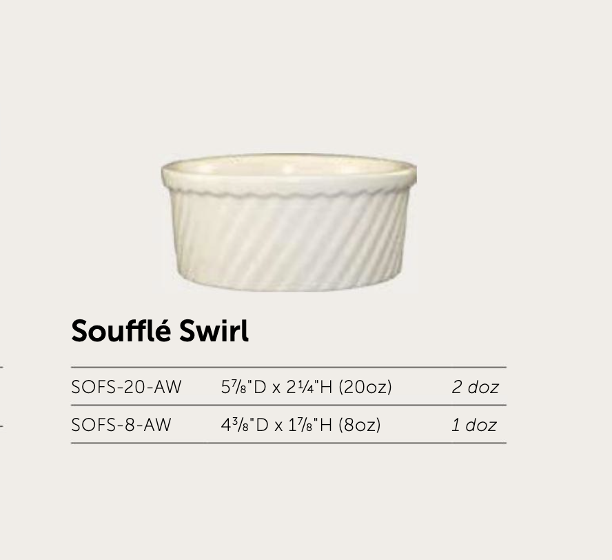 American White Bakeware Soufflé Swirl - Image 2