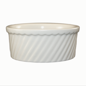 American White Bakeware Soufflé Swirl