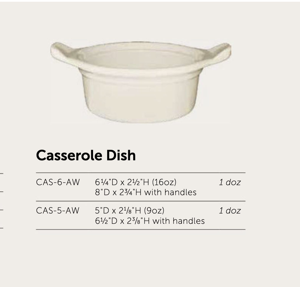 American White Bakeware Casserole Dish - Image 2