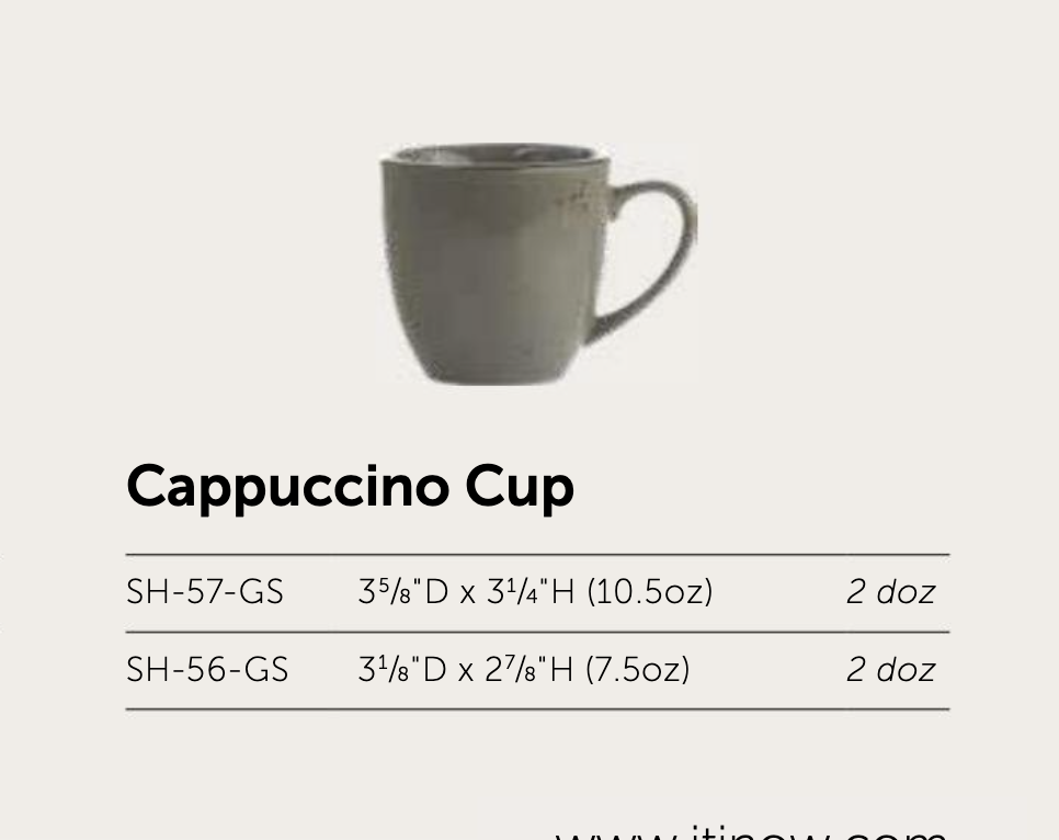 Itinow Green Smoke Reactive Glaze Cappuccino Cup - Image 2