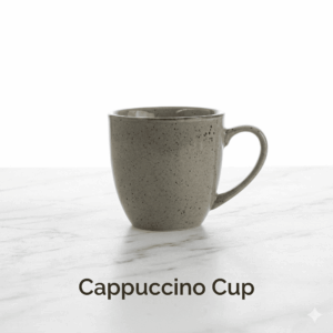 Itinow Green Smoke Reactive Glaze Cappuccino Cup